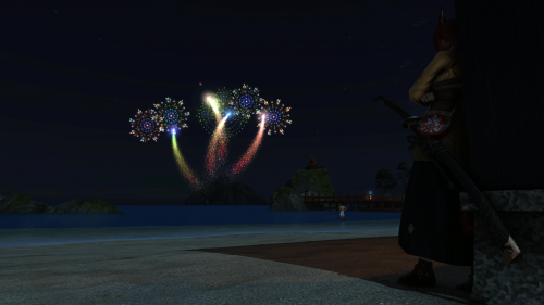 Moonfire faire firework in Shirogane (Talim RealPlus)